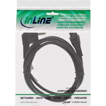 Netkabel InLine 16657D voor notebook zwart 2 m