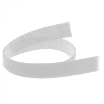 Klittenbandkabelbinder InLine 10 m × 16 mm wit – herbruikbare klittenbandkabelbinder