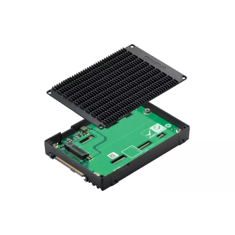 QNAP - QDA-UMP4 - interface-adapter - M.2 - PCIe 4.0 x4 (NVMe) - U.2