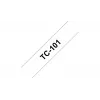 Labelband Brother TC101 12mm zwart op transparant