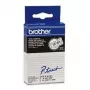 Labelband Brother TC101 12mm zwart op transparant