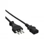 InLine B-16652I Netzkabel zwart 1,8 m netstekker type L koudapparaatstekker C13
