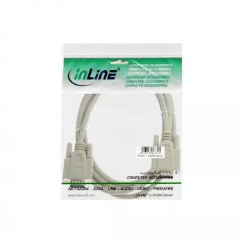 VGA-kabel 15-pins HD stekker / stekker beige 10m InLine 17712E