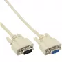 InLine VGA-kabel 15HD stekker/bus beige 10m