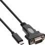 InLine USB-C naar serieel adapterkabel, USB-C stekker / DB9 stekker, 1,8 m