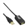 InLine USB 2.0 actieve signaalrepeater-kabel Type-A stekker / A bus, 5m