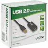 InLine USB 2.0 actieve signaalrepeater-kabel Type-A stekker / A bus, 5m