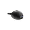 InLine USB 3.2 Gen.1 kabel USB Type-A stekker / A bus + stroomvoorziening, met standaard, zwart, 1 m