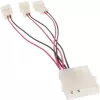 InLine pc-ventilator adapterkabel 12V / 5V voor maximaal 3 ventilatoren 33005A