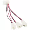 InLine pc-ventilator adapterkabel 12V / 5V voor maximaal 3 ventilatoren 33005A