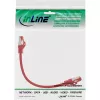 InLine patchkabel S/FTP PiMF Cat.6 250MHz PVC koper rood 0.25m
