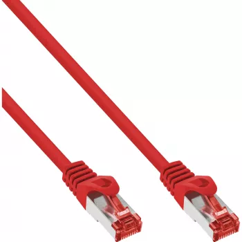 InLine patchkabel S/FTP PiMF Cat.6 250MHz PVC koper rood 7,5m