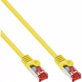InLine Patchkabel S/FTP PiMF Cat.6 250MHz PVC koper geel 7,5 m