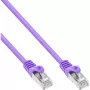 InLine patchkabel SF/UTP Cat.5e lila 0,3m