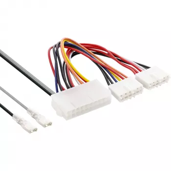 InLine interne stroomadapter 20-pin ATX-voeding naar P8/P9 AT-moederbord + schakelaar 20/0,80m