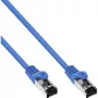 InLine Patchkabel S/FTP PiMF Cat.8.1 halogeenvrij 2000MHz blauw, 10m