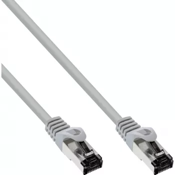 InLine Patchkabel, S/FTP (PiMf), Cat.8.1, 2000MHz, halogeenvrij, grijs, 10m