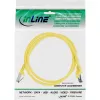 InLine Patchkabel, S/FTP (PiMf), Cat.8.1, 2000 MHz, halogeenvrij, geel, 1 m