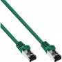 InLine Patchkabel, S/FTP (PiMf), Cat.8.1, 2000MHz, halogeenvrij, groen, 1m