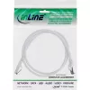 InLine patchkabel, S/FTP (PiMf), Cat.8.1, 2000 MHz, halogeenvrij, wit, 1,5 m