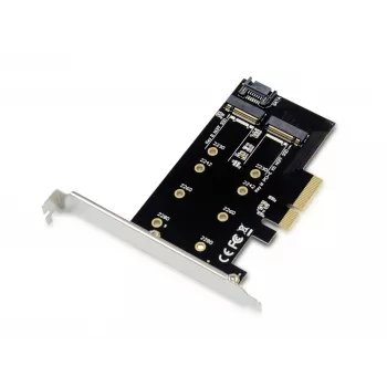 Conceptronic EMRICK 2-in-1 M.2 SSD PCIe-adapter SATA AHCI NVMe