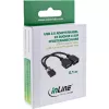 InLine USB 2.0 adapterkabel intern 2x USB Type-A bus / moederbord-header