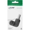 DC-adapter InLine 5,5×2,5 mm haakse stekker–bus, 5 V ingang, binnen, zwart