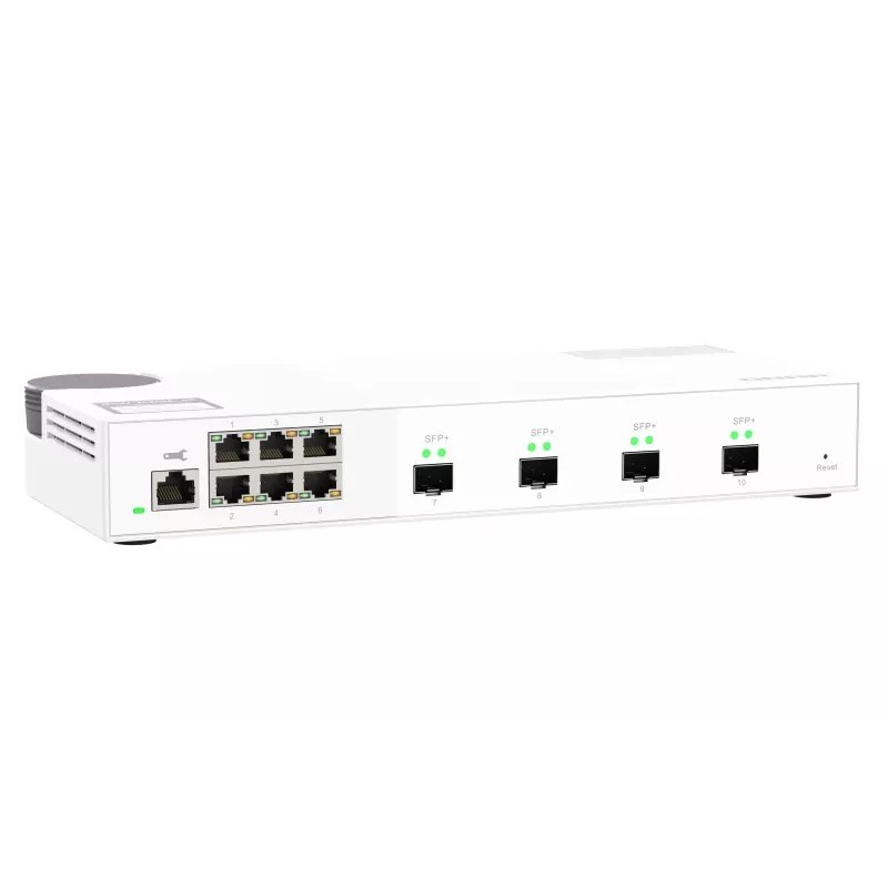 QNAP QSW-M2106-4S netwerkswitch managed L2 2,5G Ethernet (100/1000/2500) wit