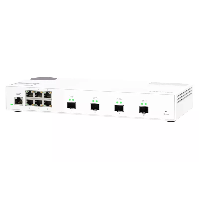 QNAP QSW-M2106-4S netwerkswitch managed L2 2,5G Ethernet (100/1000/2500) wit