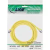 InLine patchkabel, S/FTP (PiMf), Cat.8.1, 2000MHz, halogeenvrij, geel, 7,5m