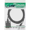 InLine Mini DisplayPort stekker naar DVI-D 24+1 stekker kabel, zwart/goud, 2m