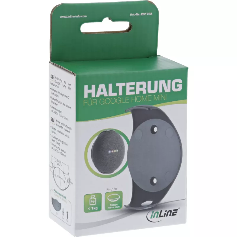 Wandhouder InLine Google Home Mini 23178A