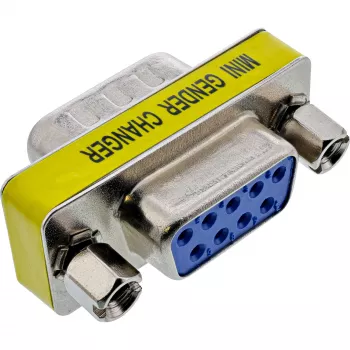 InLine mini-adapter 9 pin serieel male / female