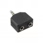 InLine audio-adapter 3,5 mm stekker / 2x 3,5 mm stereo bus