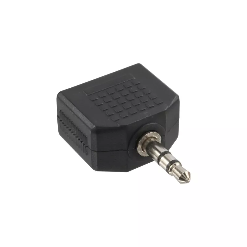 InLine audio-adapter 3,5 mm stekker / 2x 3,5 mm stereo bus