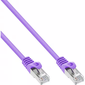 Patchkabel InLine 72502P SF/UTP Cat5e 2m paars