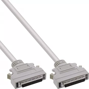 InLine SCSI II kabel 50-pins Mini D-Sub stekker/stekker 1m beige