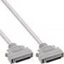 InLine SCSI II kabel 50-pins Mini D-Sub stekker/stekker 1m beige