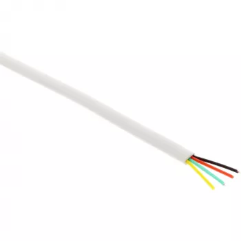InLine modulair kabel 4-aderige lintkabel wit 100m ring