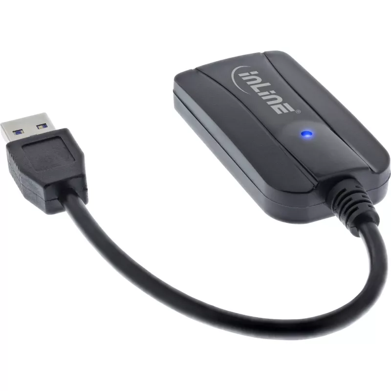InLine kaartlezer USB 3.1 USB-A, voor SD/SDHC/SDXC, microSD, UHS-II-compatibel