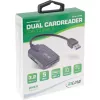InLine kaartlezer USB 3.1 USB-A, voor SD/SDHC/SDXC, microSD, UHS-II-compatibel