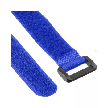 InLine kabelbinder klittenband 20 x 400 mm 10 stuks blauw
