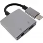 InLine USB-C audio-adapterkabel, USB-C naar 3,5-mm jack + PD 30 W