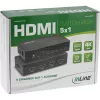 InLine HDMI-switch 5-poorts 4K2K@60Hz HDCP 2.2 zwart