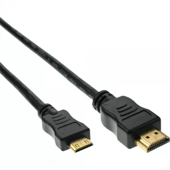InLine HDMI-minikabel, High Speed HDMI, AM/CM, verguld, 1,5 m