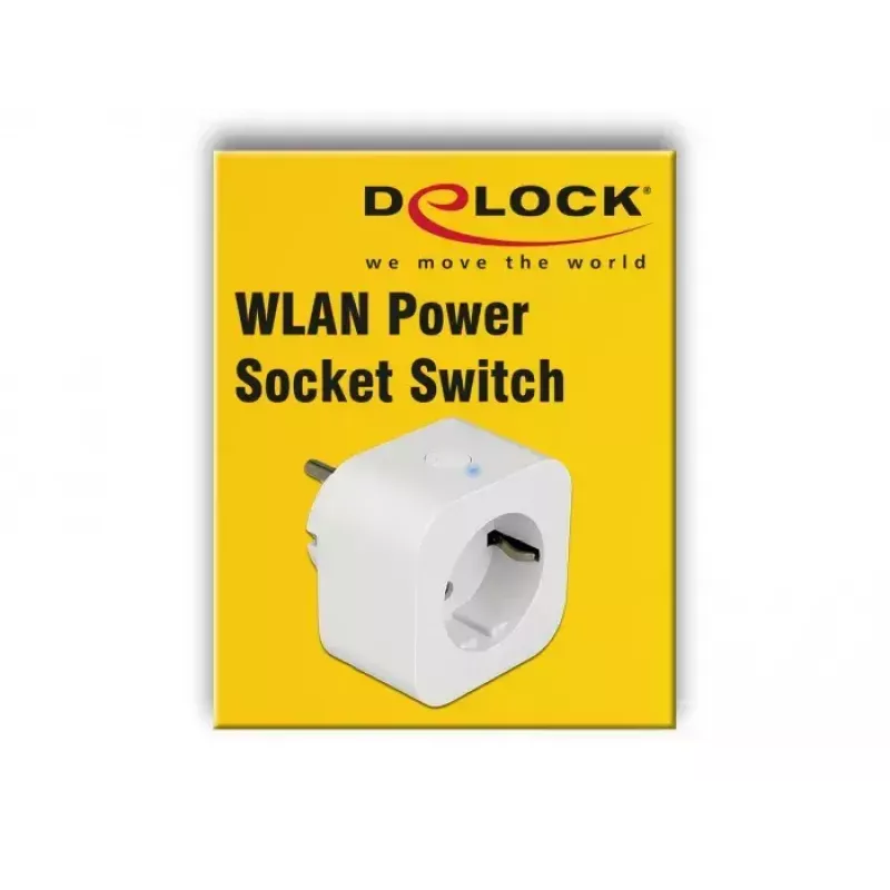 DeLOCK 11826 WLAN slimme stekker (Tasmota, MQTT), wit