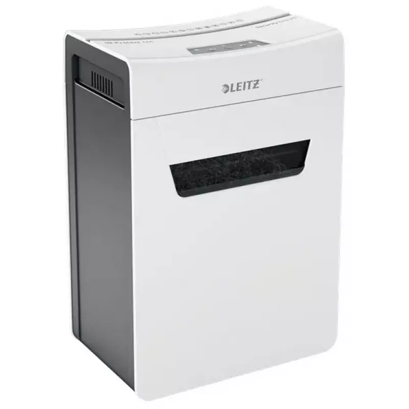 Leitz IQ Protect Premium 6M papiervernietiger 80950000, P5 microsnippers, 6 vel, 18 l, touchbediening, wit/grijs