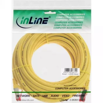 InLine patchkabel S/FTP PiMF Cat.6 250MHz PVC CCA geel 5m