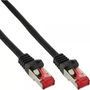 InLine patchkabel S/FTP PiMF Cat.6 250MHz PVC CCA zwart 1,5 m