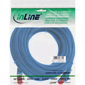 InLine Patchkabel S/FTP PiMF Cat.6 250MHz PVC CCA blauw 10m